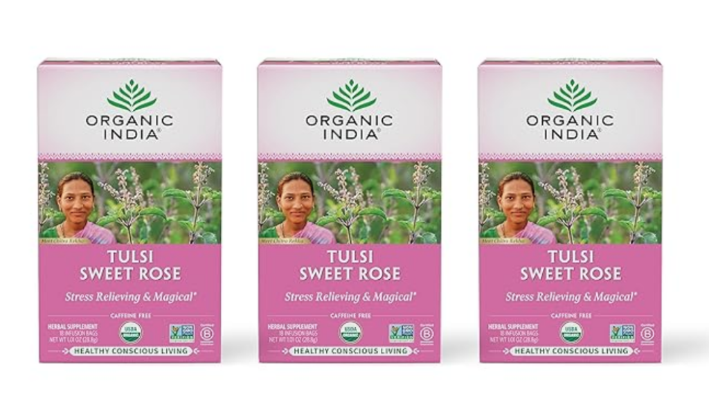 Tulsi Sweet Rose Herbal Tea