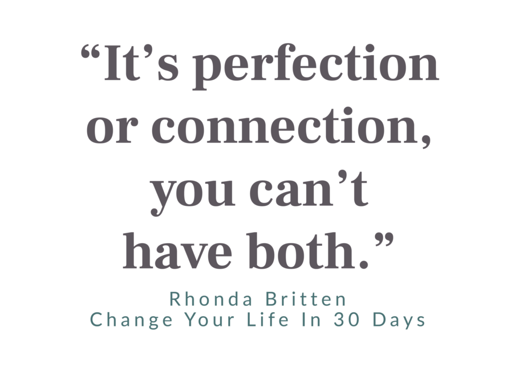 It’s perfect or connection, you can’t have both.